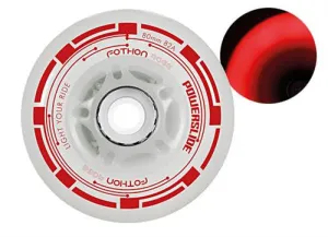 Powerslide Fothon Rage Red LED Inline Wheels