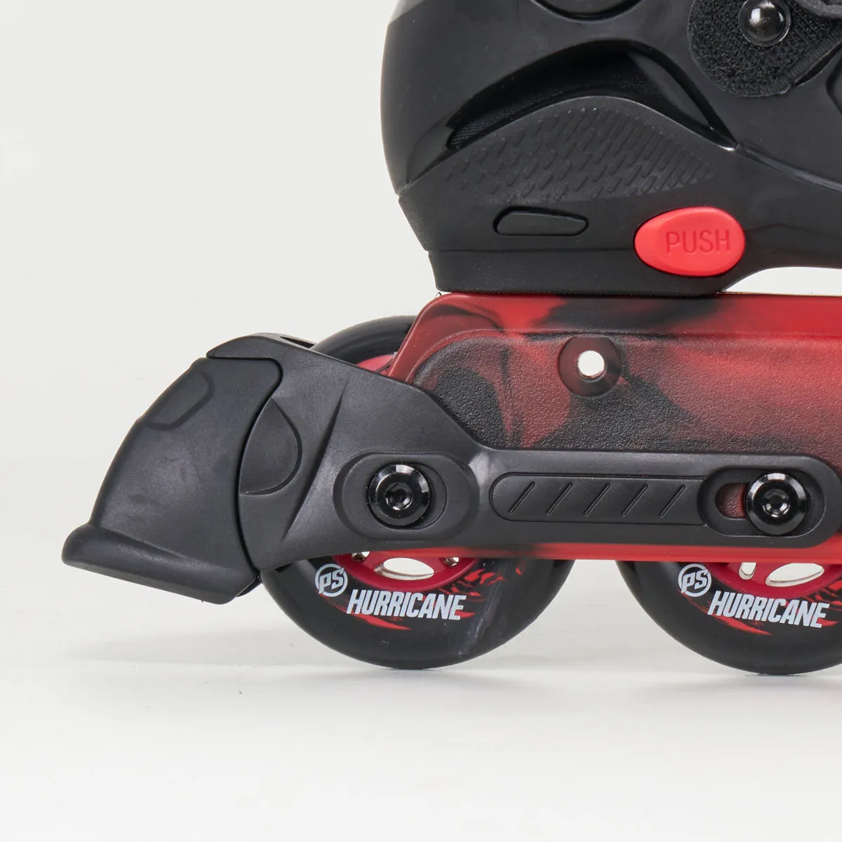 Powerslide Jet Junior Adjustable Inline Skates - Unisex - Black