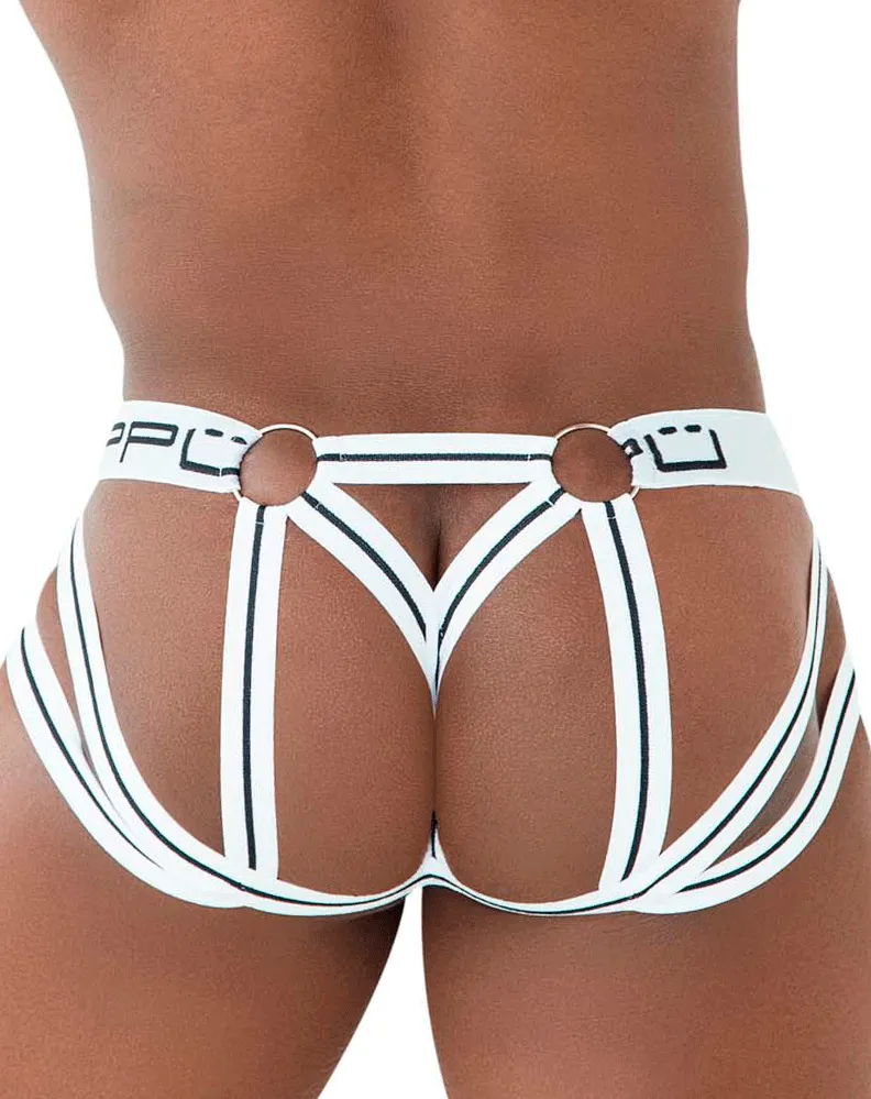 Ppu 2305 Mesh Jockstrap White
