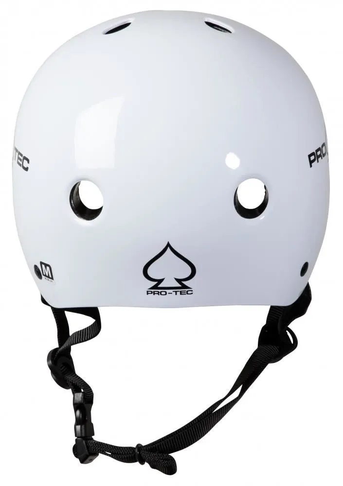 Pro-Tec Helmet Classic Cert - Gloss White