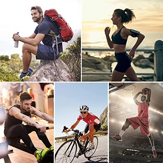 Professional Knee Brace，Knee Compression Sleeve for Man Women with Detachable Patella Gel Pads