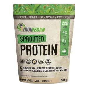 Protein - Organic, Raw, Sprouted, Non GMO - French Vanilla