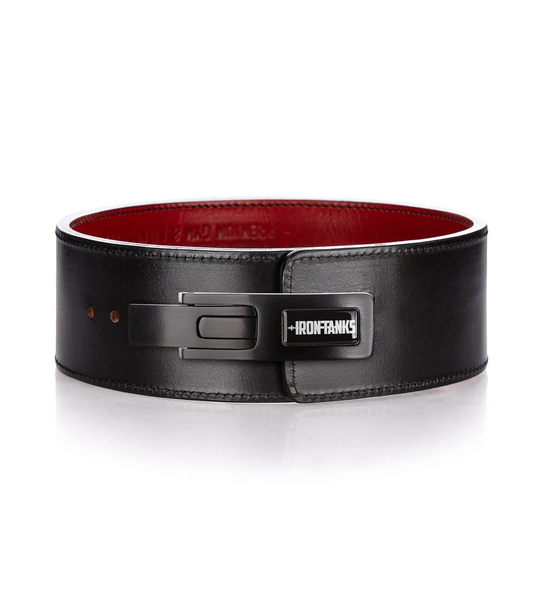 Quake 13mm Lever Belt - Black and Red