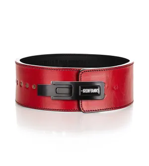 Quake 13mm Lever Belt - Black and Red