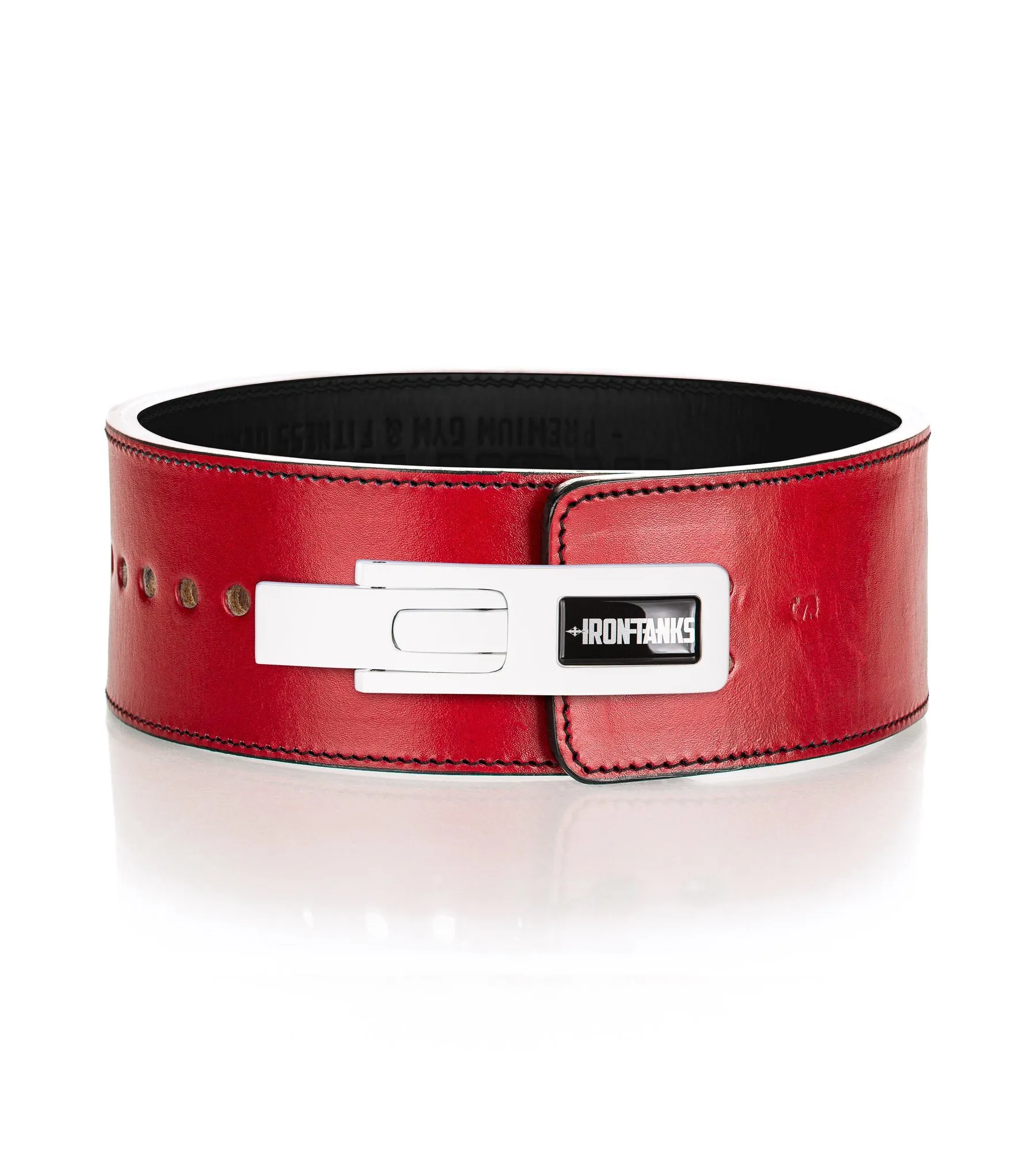 Quake 13mm Lever Belt - Black and Red