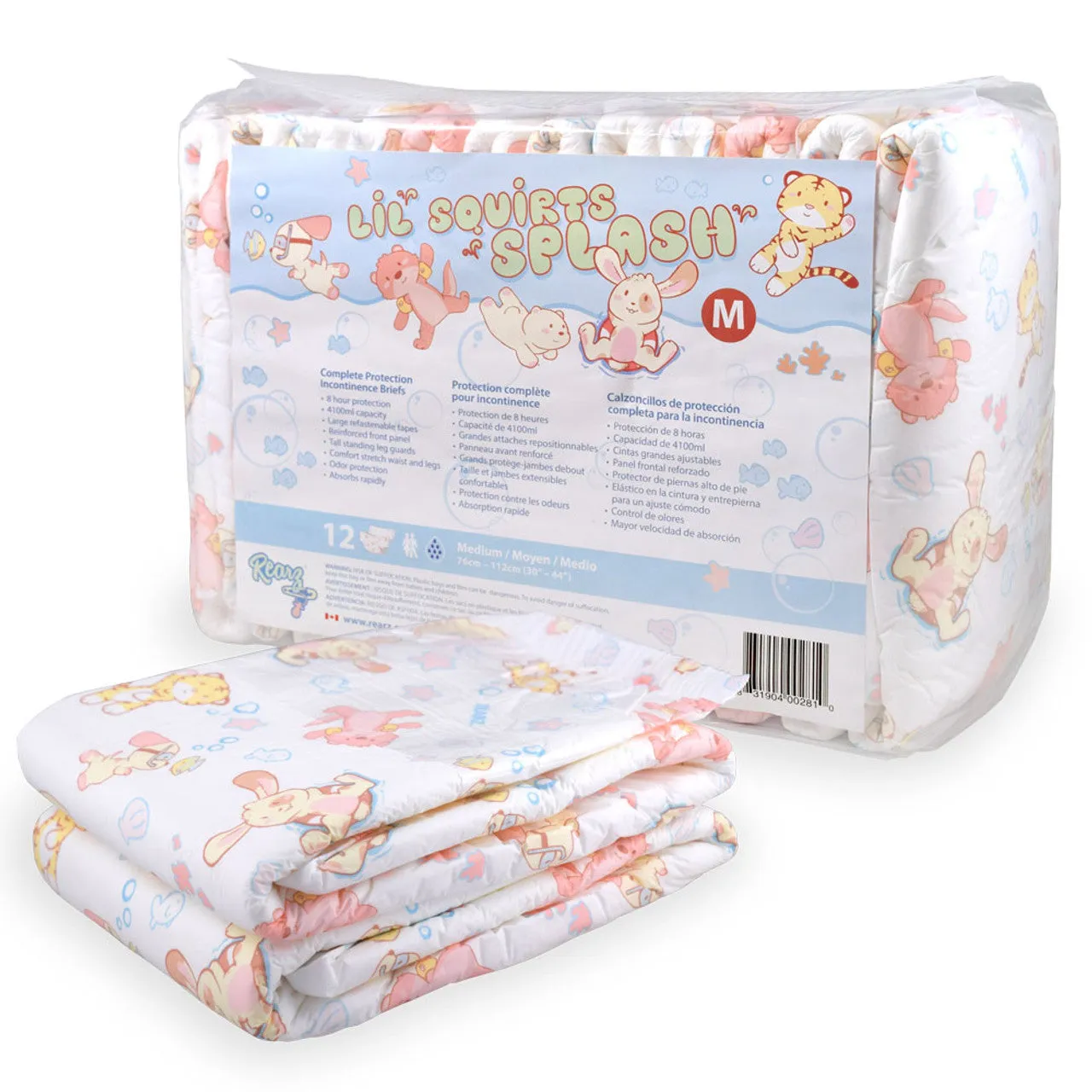 Rearz - Lil Squirts Adult Diapers - Splash