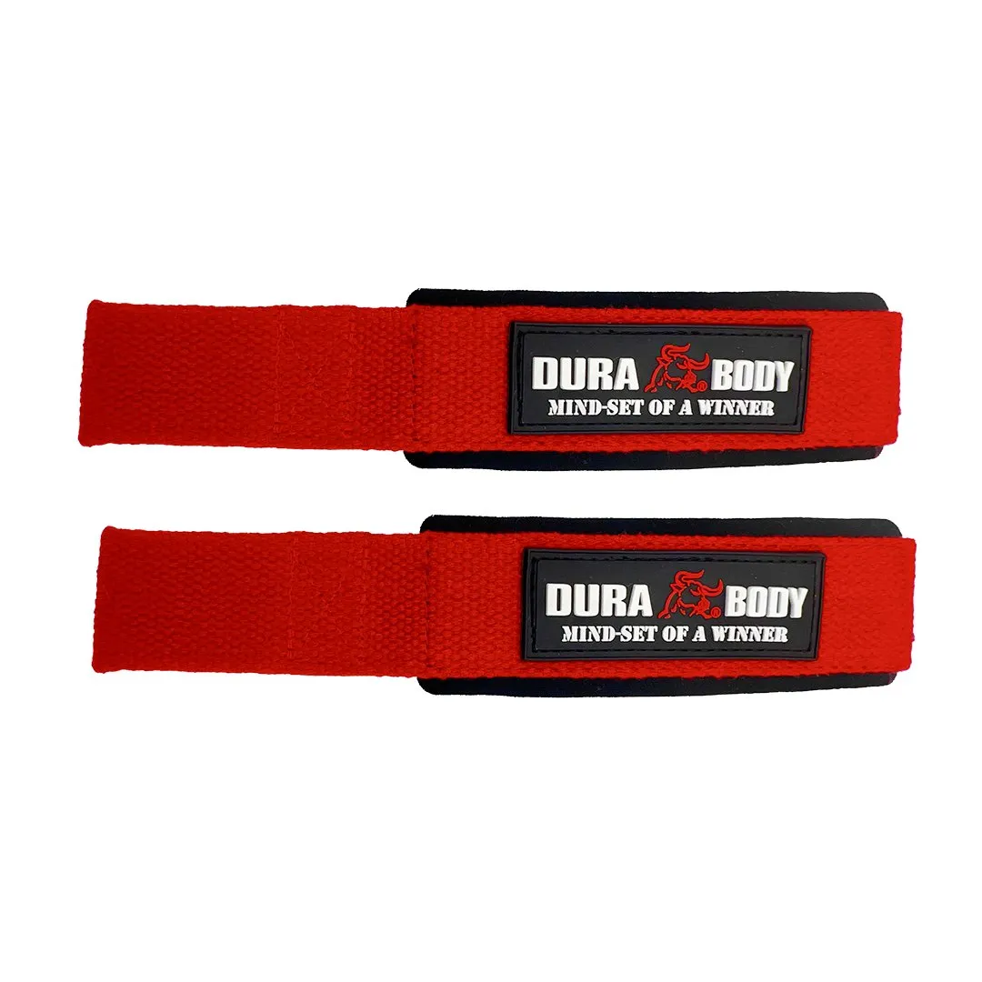 Red Weightlifting Cotton Straps