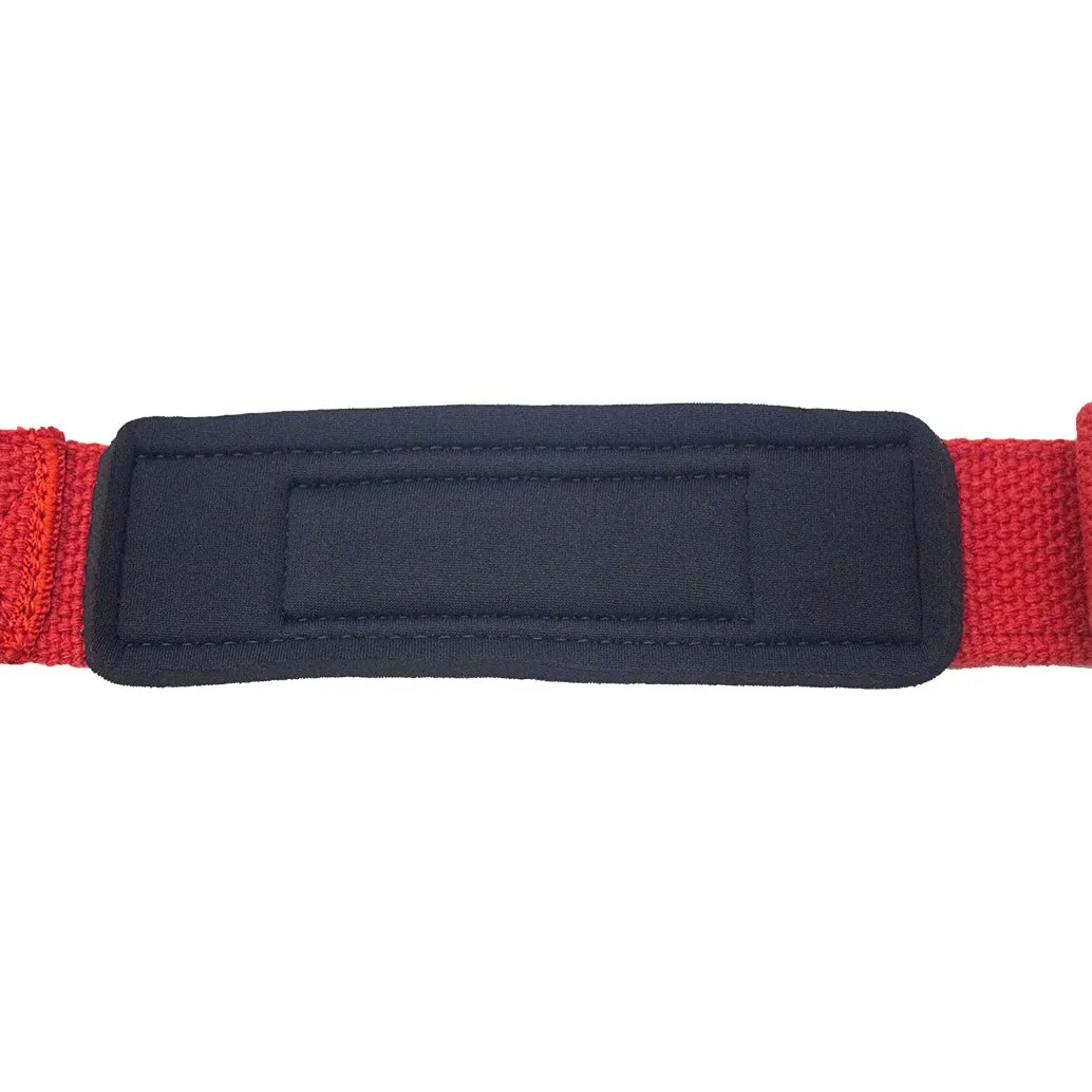 Red Weightlifting Cotton Straps