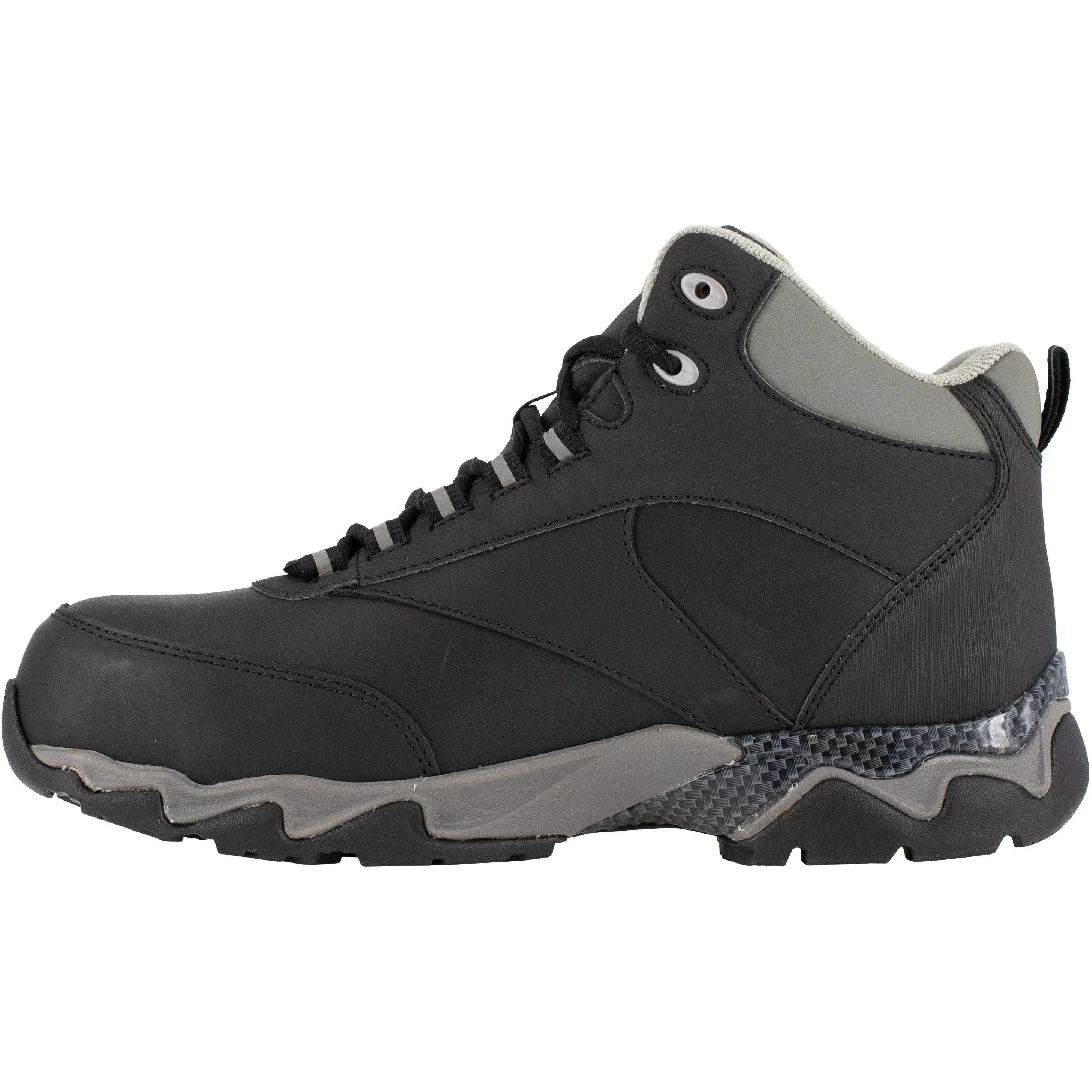 Reebok Men's Beamer Comp Toe Waterproof Athletic Work Boot- Black- RB1068