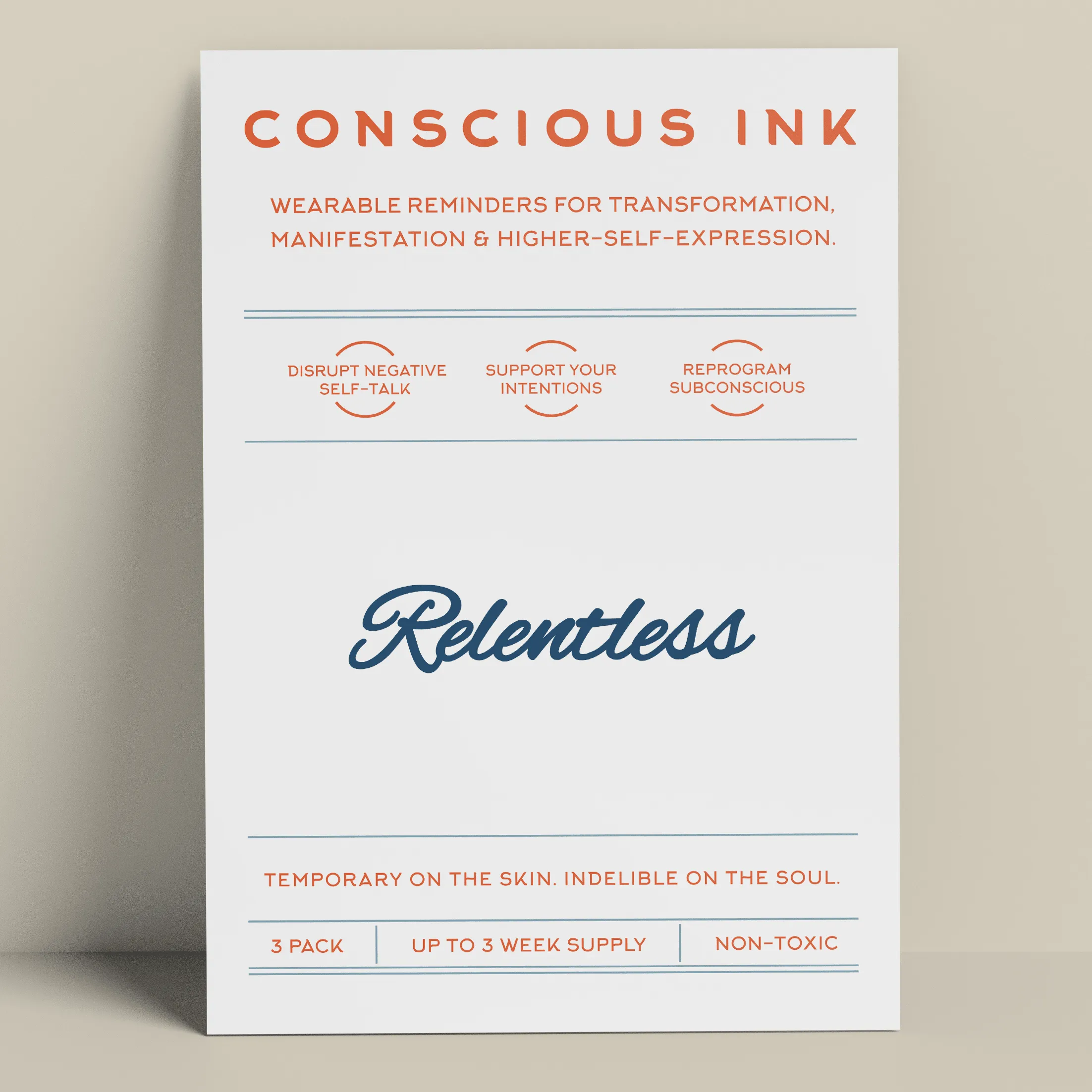 Relentless Manifestation Tattoo