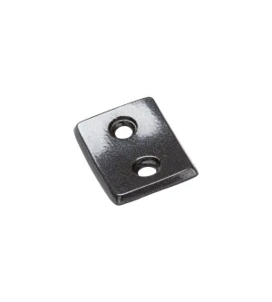 Replacement Lever Backplate - Steel Pearl