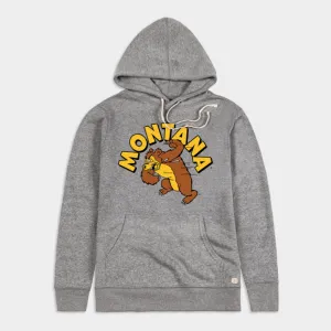 Retro Slobbering Bear Montana Hoodie