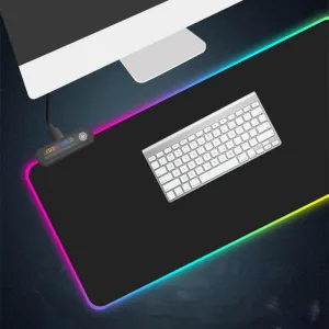 RGB Non-Slip Base Gaming Mouse Pad