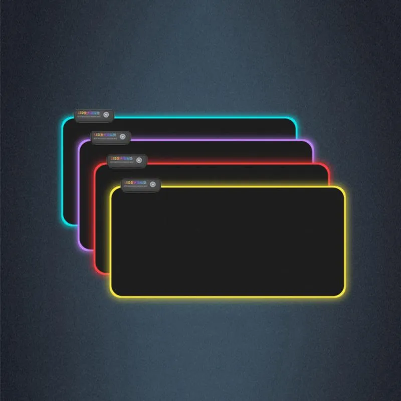 RGB Non-Slip Base Gaming Mouse Pad