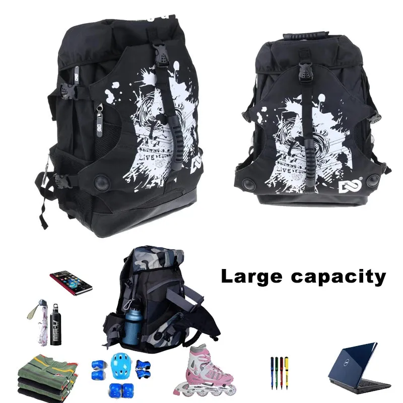 Roller Skates Backpack Men Women Inline Skates