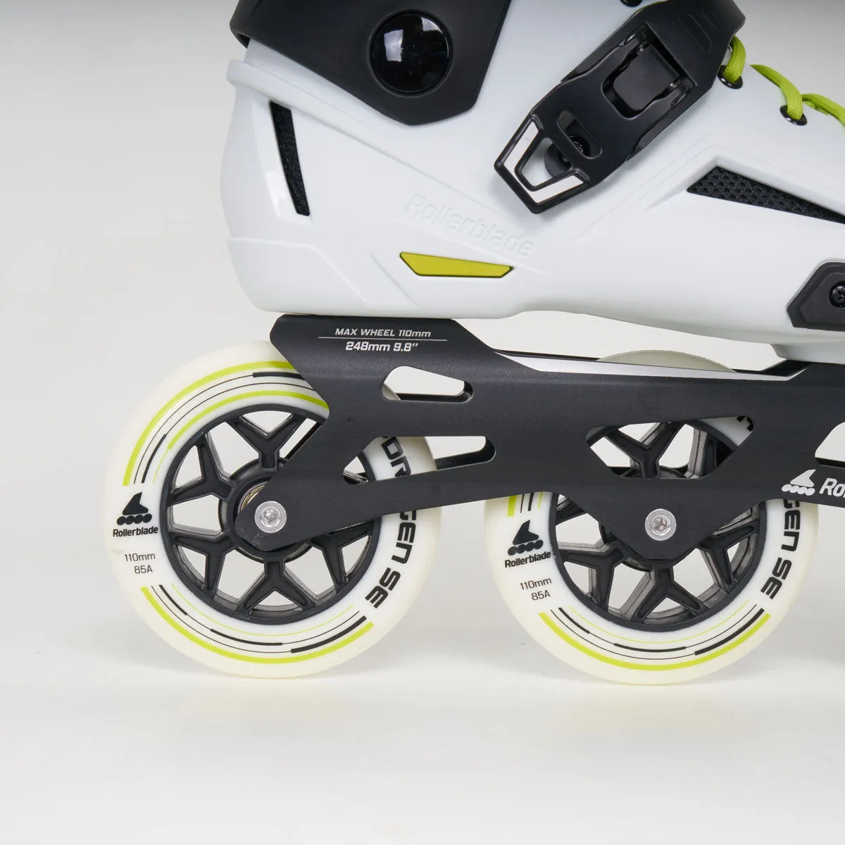 Rollerblade Lightning 110 Inline Skates - Unisex - White