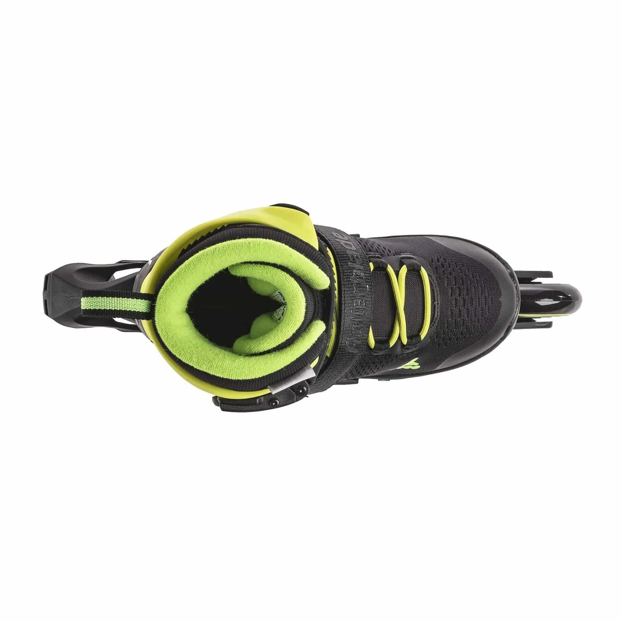 Rollerblade Microblade 3WD Kids Adjustable Inline Skates - Black/Lime