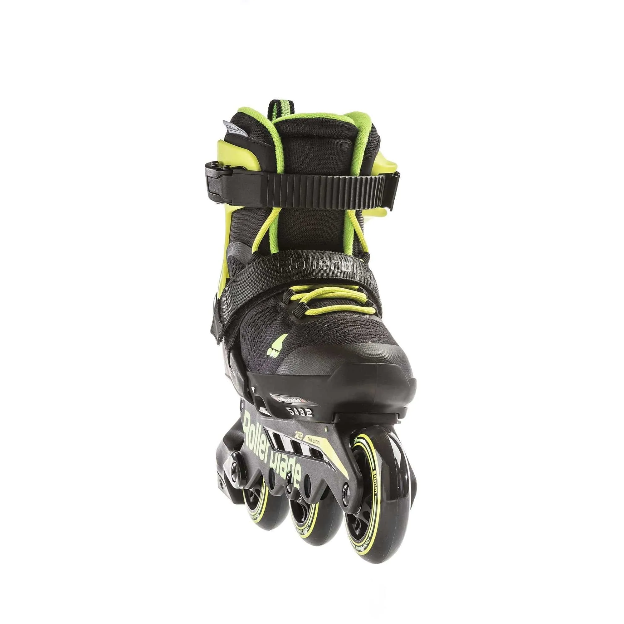 Rollerblade Microblade 3WD Kids Adjustable Inline Skates - Black/Lime