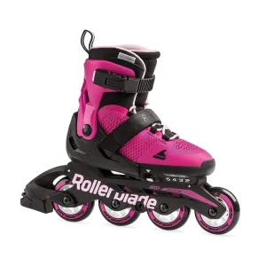 Rollerblade Microblade G Kids Adjustable Inline Skates - Pink bubble gum