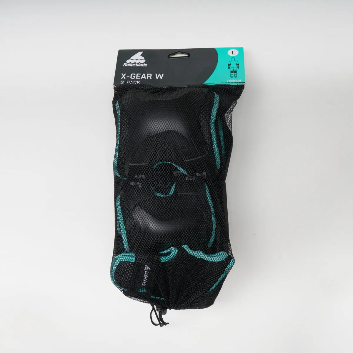 Rollerblade X Gear W 3 pack pad set - Black / Teal