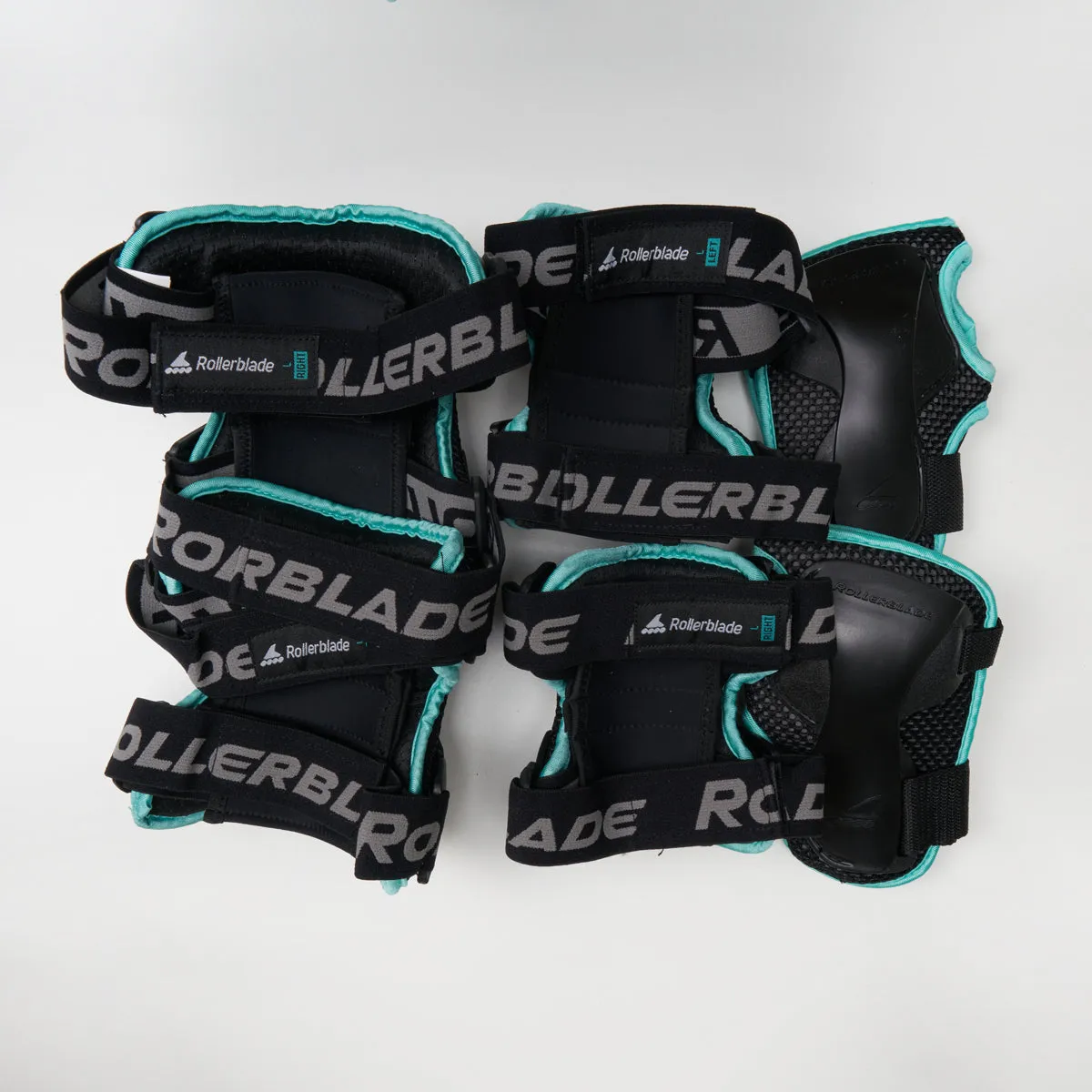 Rollerblade X Gear W 3 pack pad set - Black / Teal