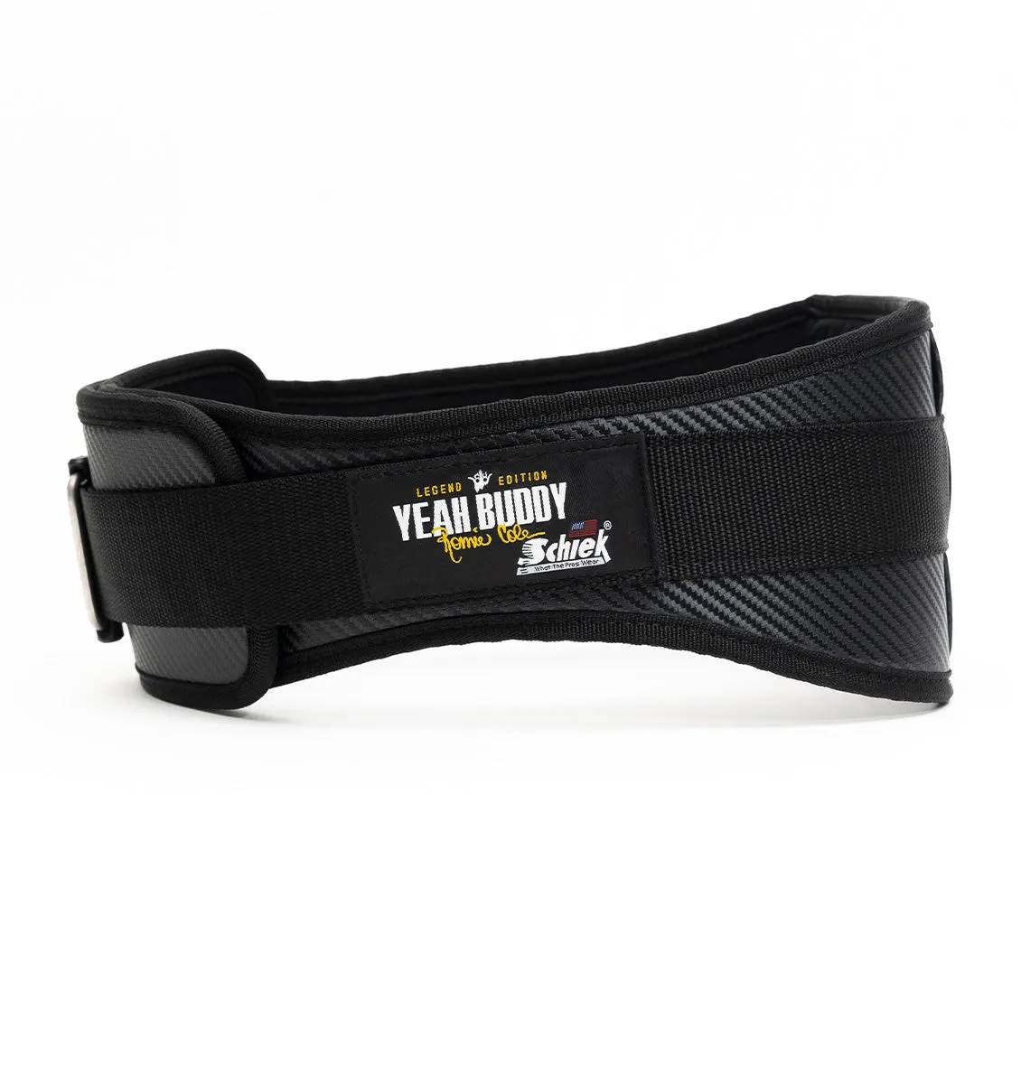 Ronnie Coleman Signature Series CF4006 Carbon Fibre Contour Weight Lifting Belt - Black