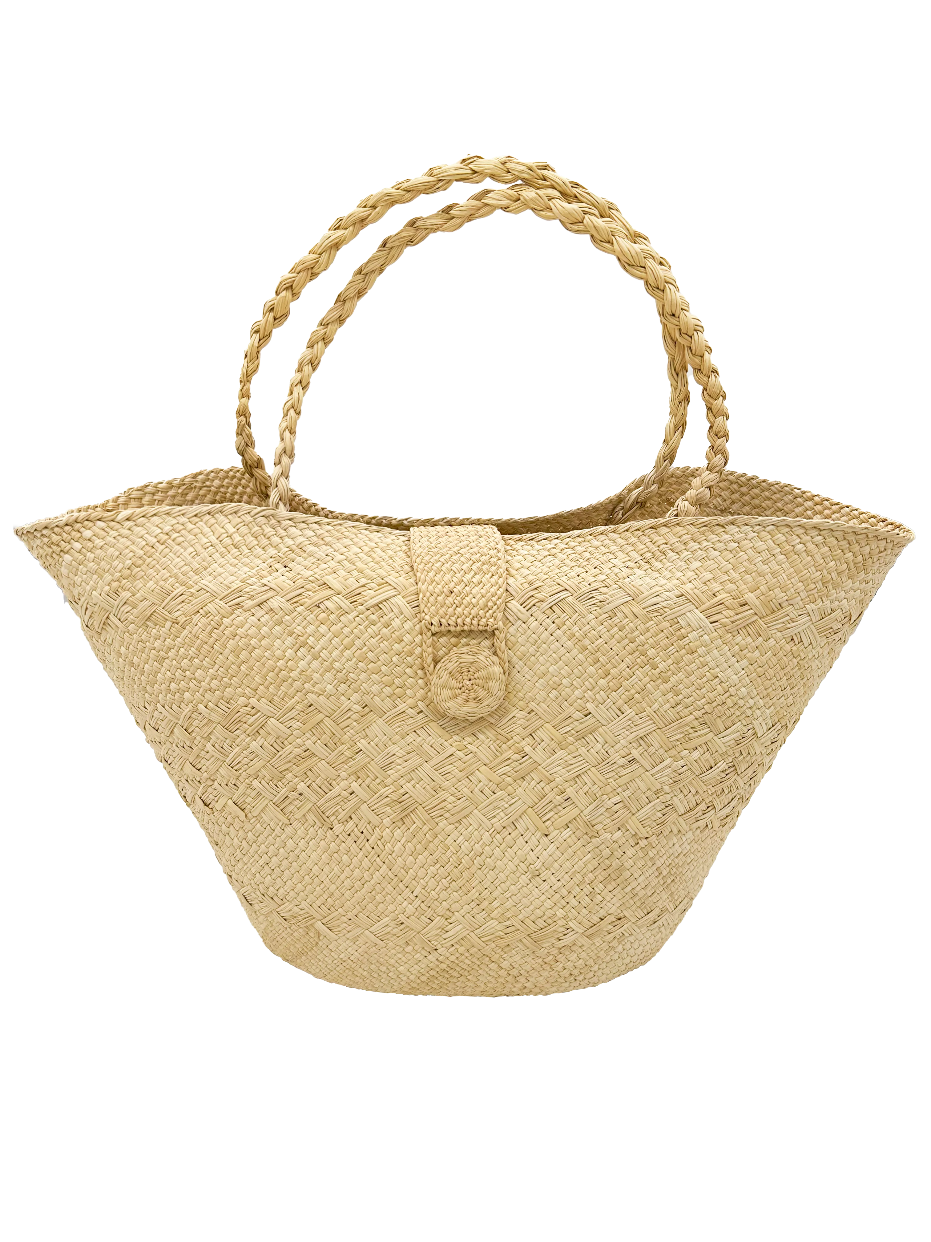Saint-Tropez Chic Straw Beach Bag