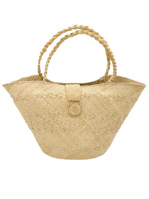 Saint-Tropez Chic Straw Beach Bag
