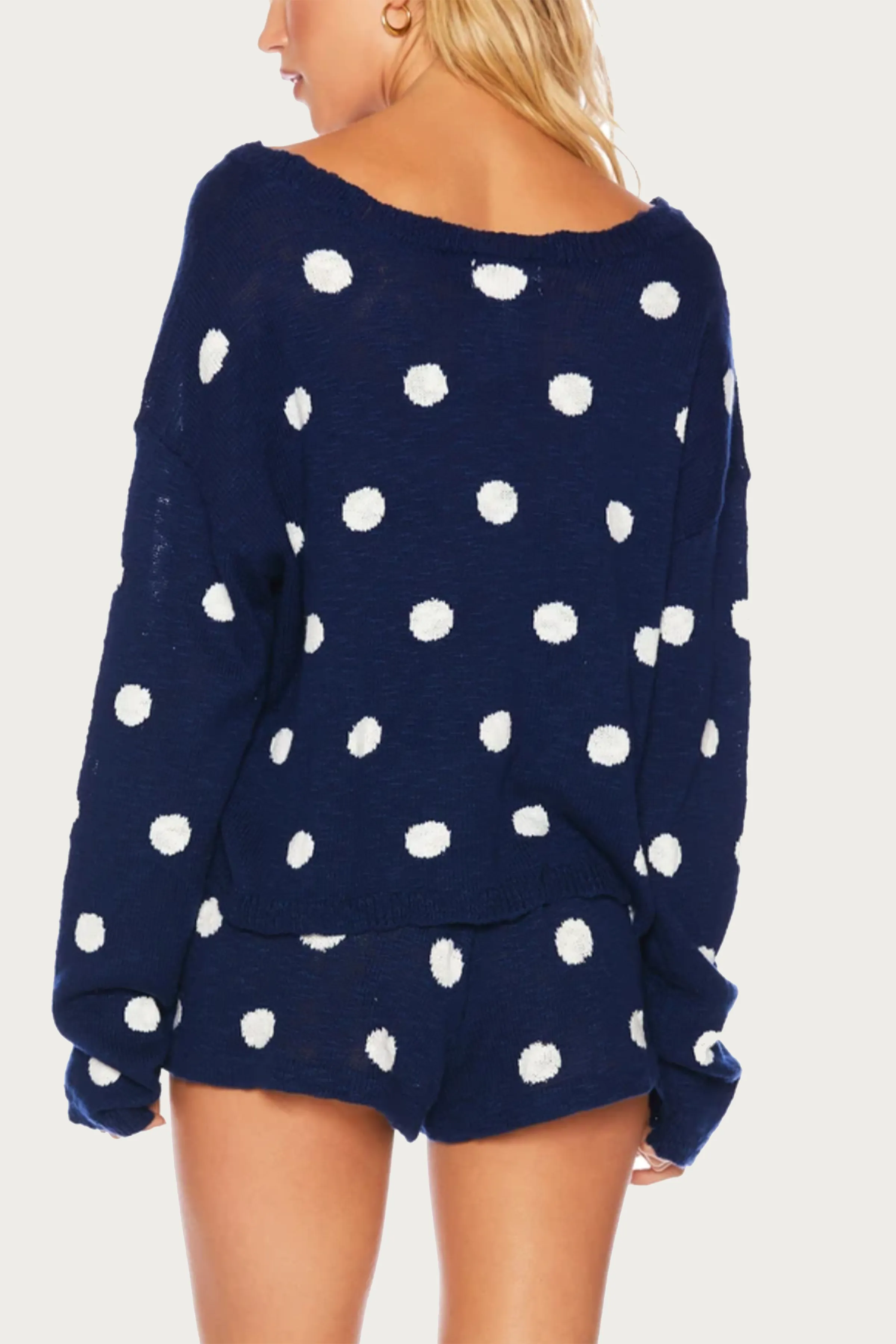 SANDY OPEN-KNIT SHORTS