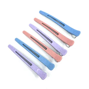 Santorini Sectioning Clips 6pk Pastels - Non Slip