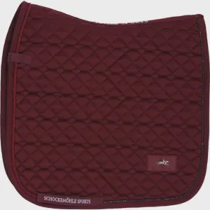 Schockemohle Crystal Brilliance Pad D Dark Cherry