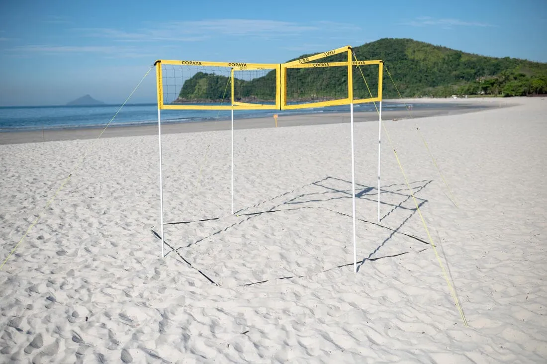 Set (Filet et poteaux) de Beach Volley MULTINET