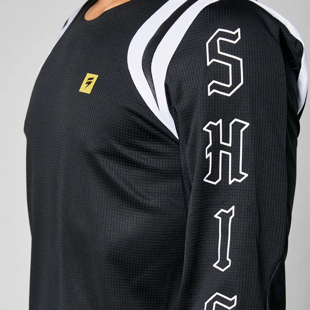 SHIFT WHITE LABEL FLARE JERSEY [BLACK]