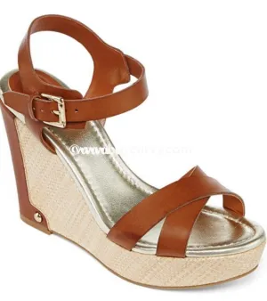 SHOES {Liz Claiborne} Brown with Gold