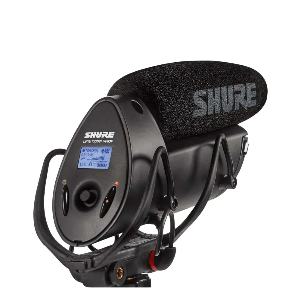 Shure VP83F LensHopper Camera-mount Compact Shotgun Mic with Flash Recording