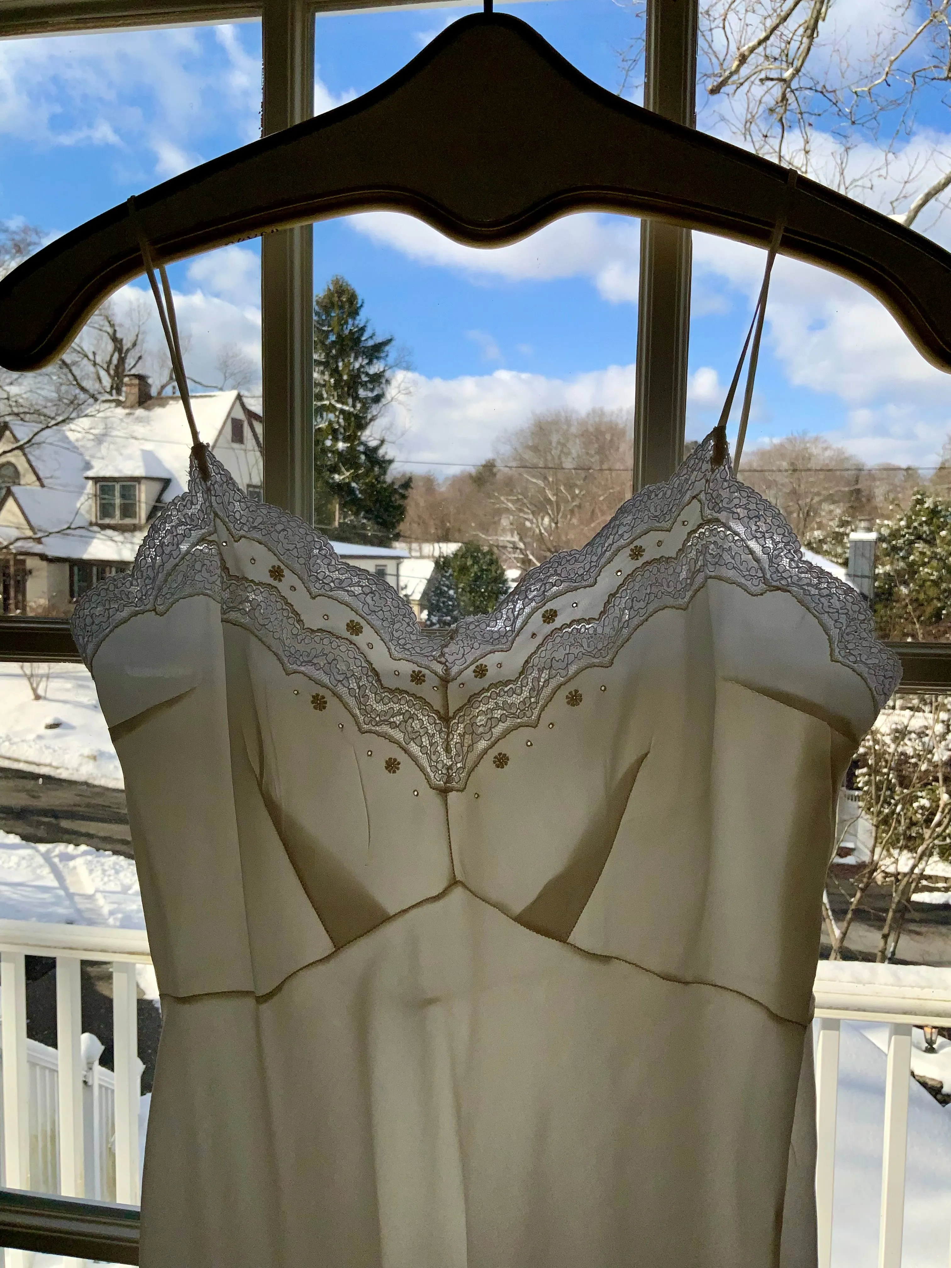 Silk slip Dress - 50s - 50O