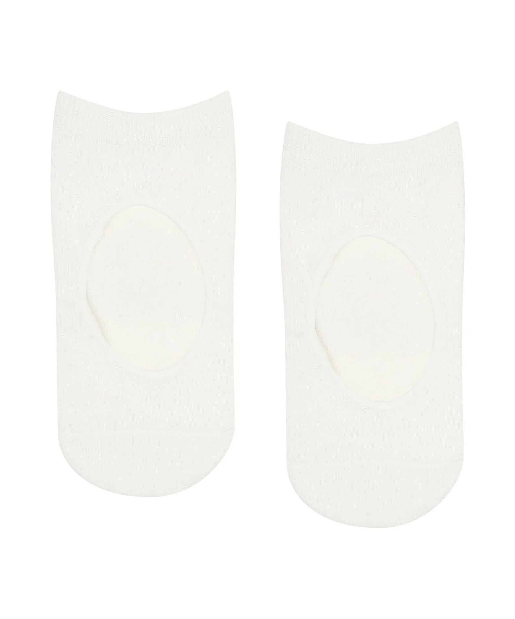 Slide On Non Slip Grip Socks - Ivory