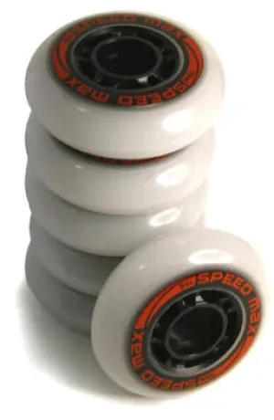 Snow White Speed Max Inline Wheels 6pk