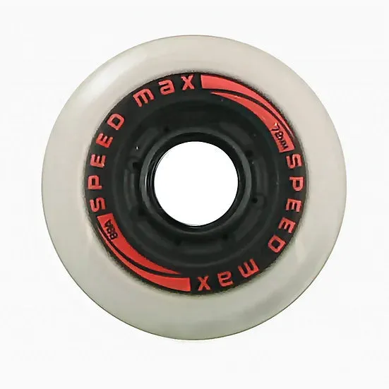 Snow White Speed Max Inline Wheels 6pk