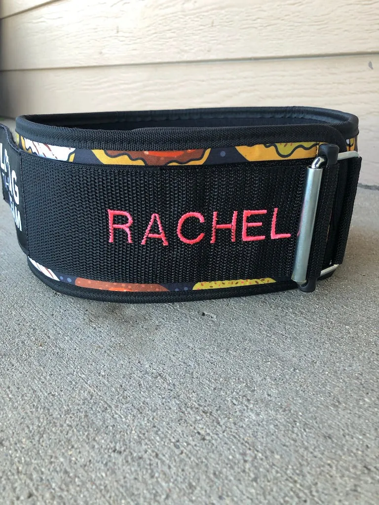 Solid Black Lifting Belt