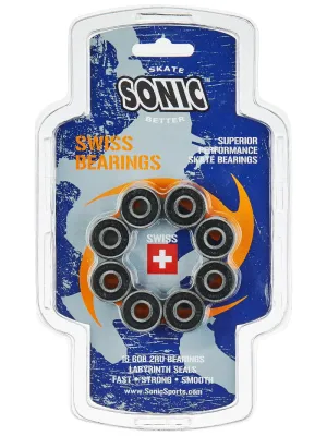 Sonic Rollerblade Swiss Bearings