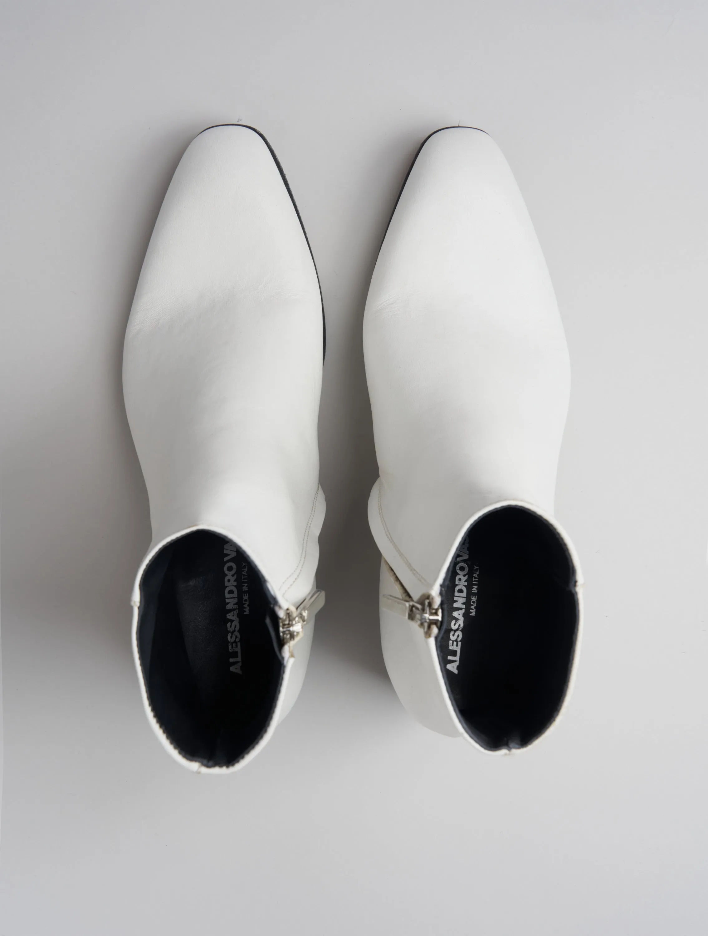 SONNY 40MM ANKLE BOOT IN DISTRESSED WHITE VACCHETTA - Woman