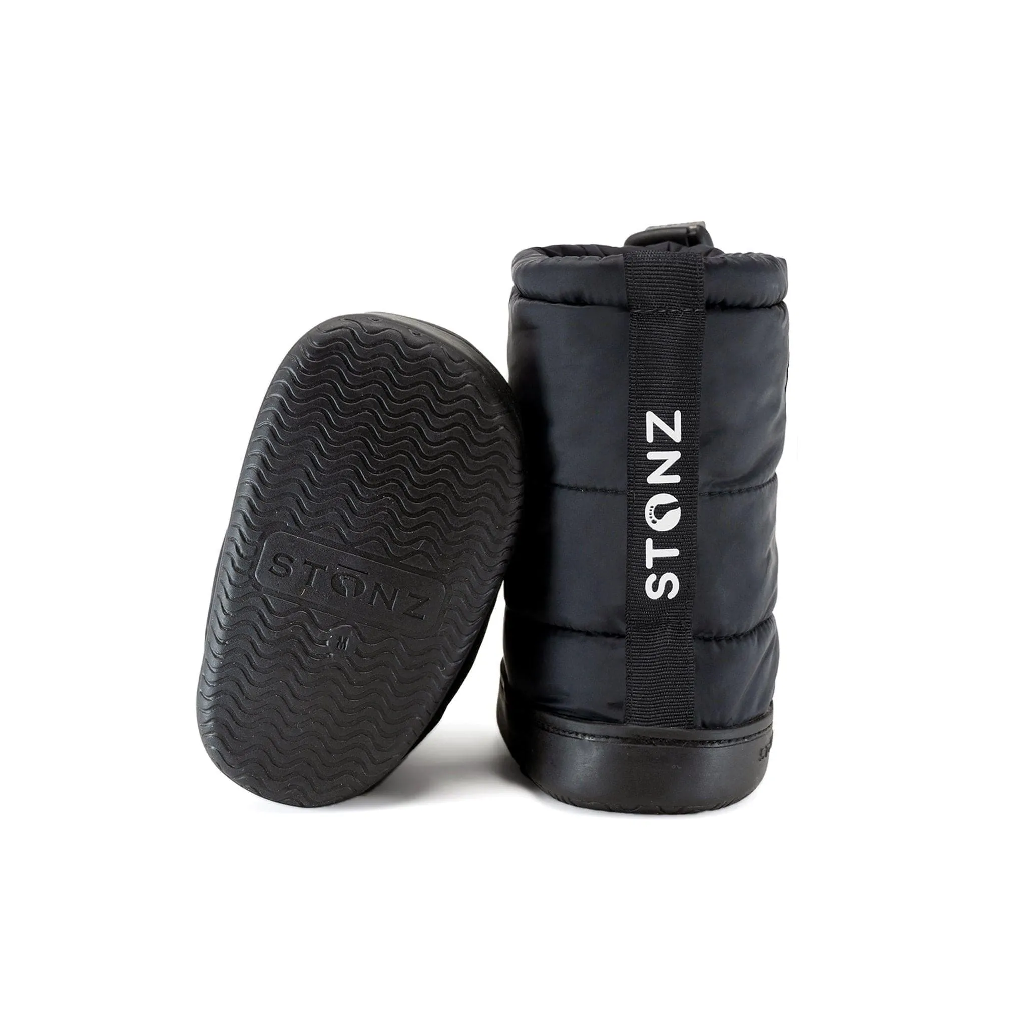 Stonz Toddler Puffer Winter Booties - Black