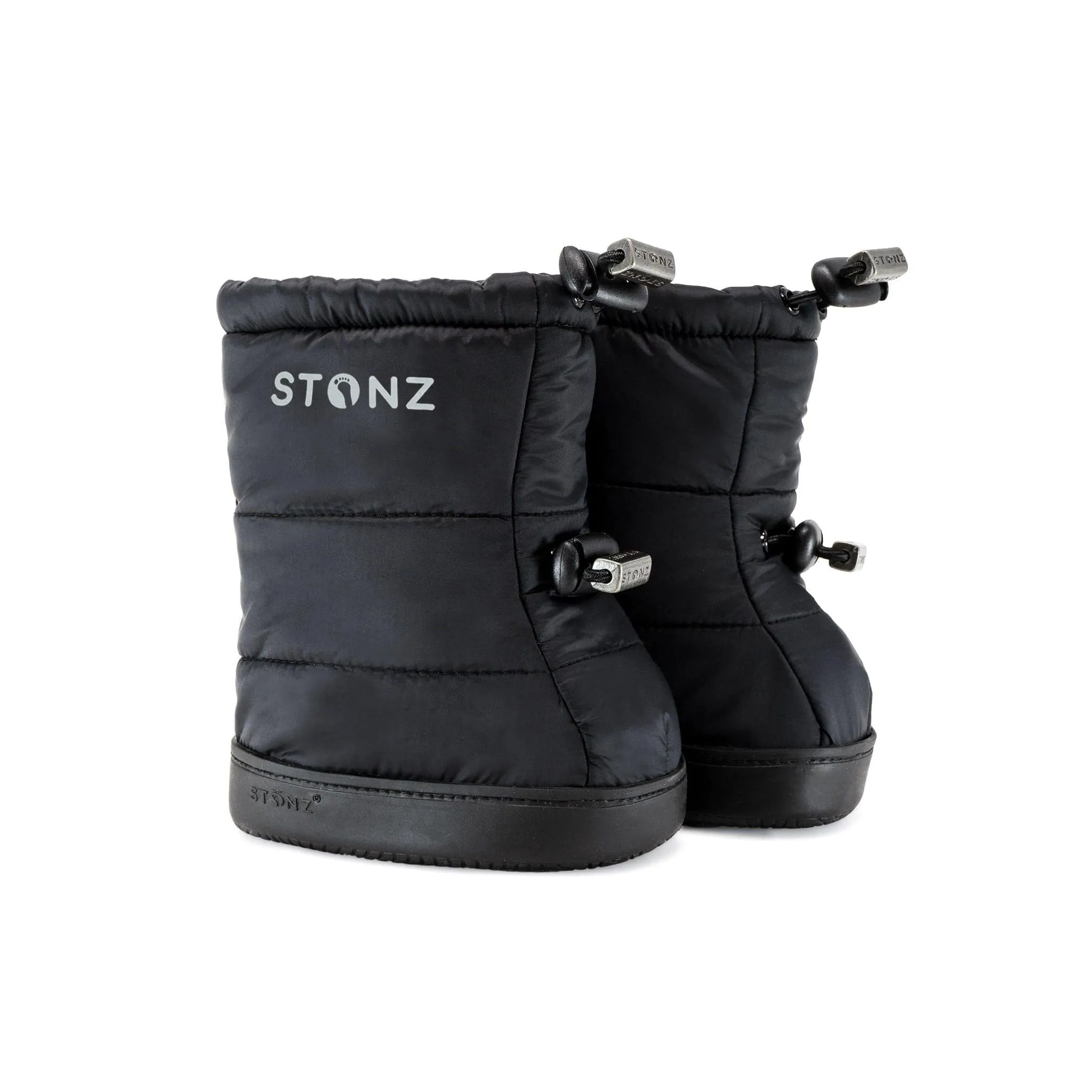 Stonz Toddler Puffer Winter Booties - Black