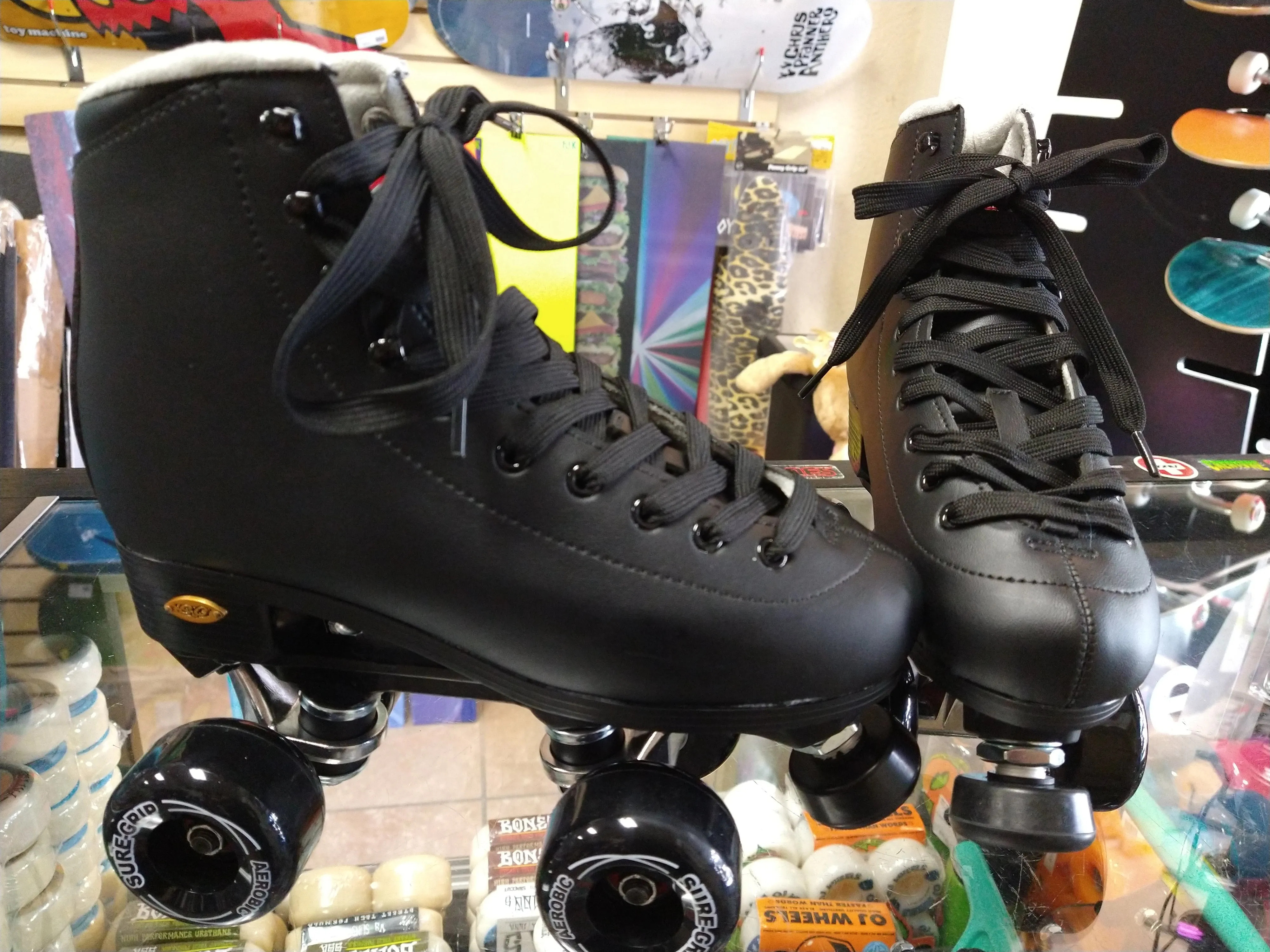 Sure Grip Fame Outdoor Skate  - Black -