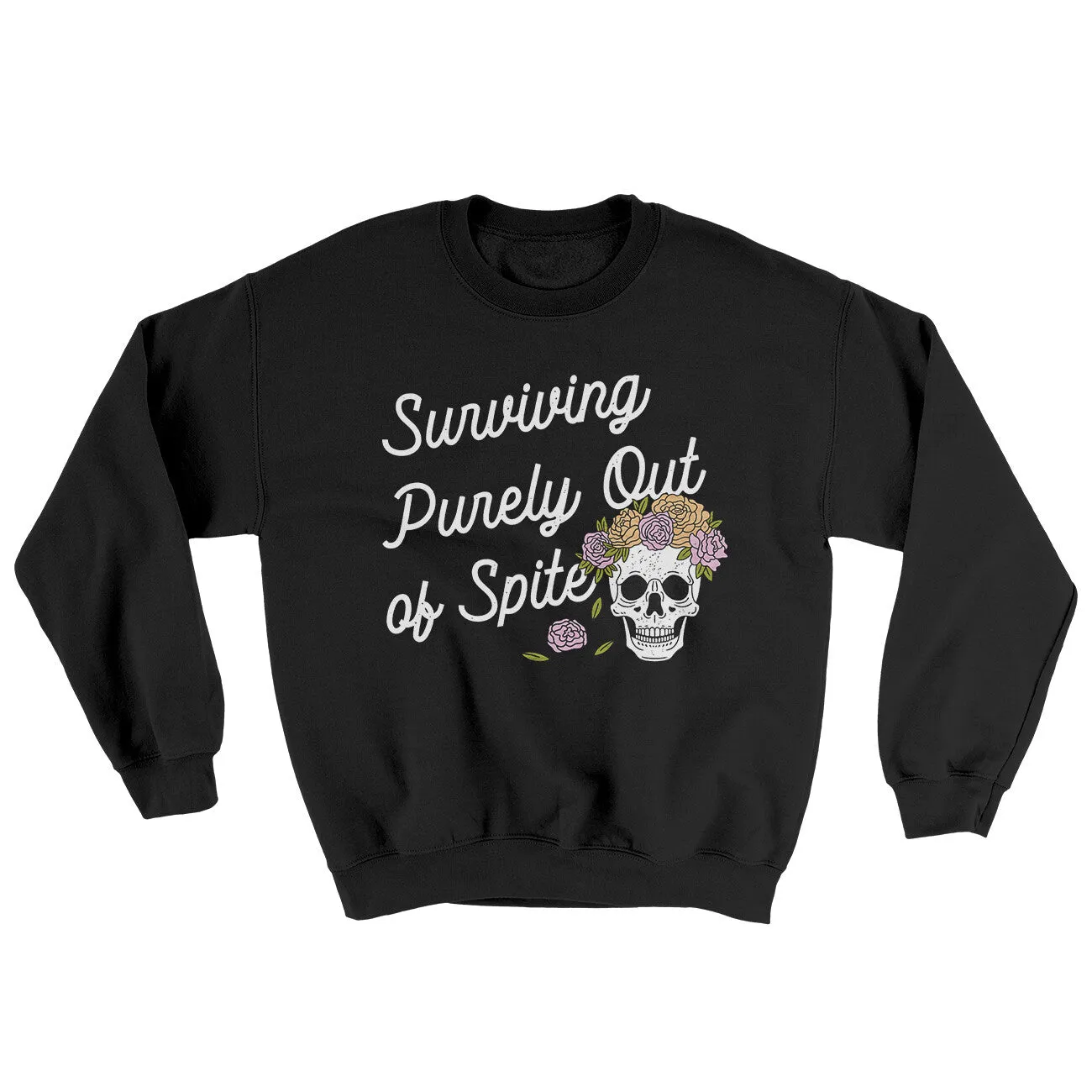 Surviving Purely On Spite Ugly Sweater