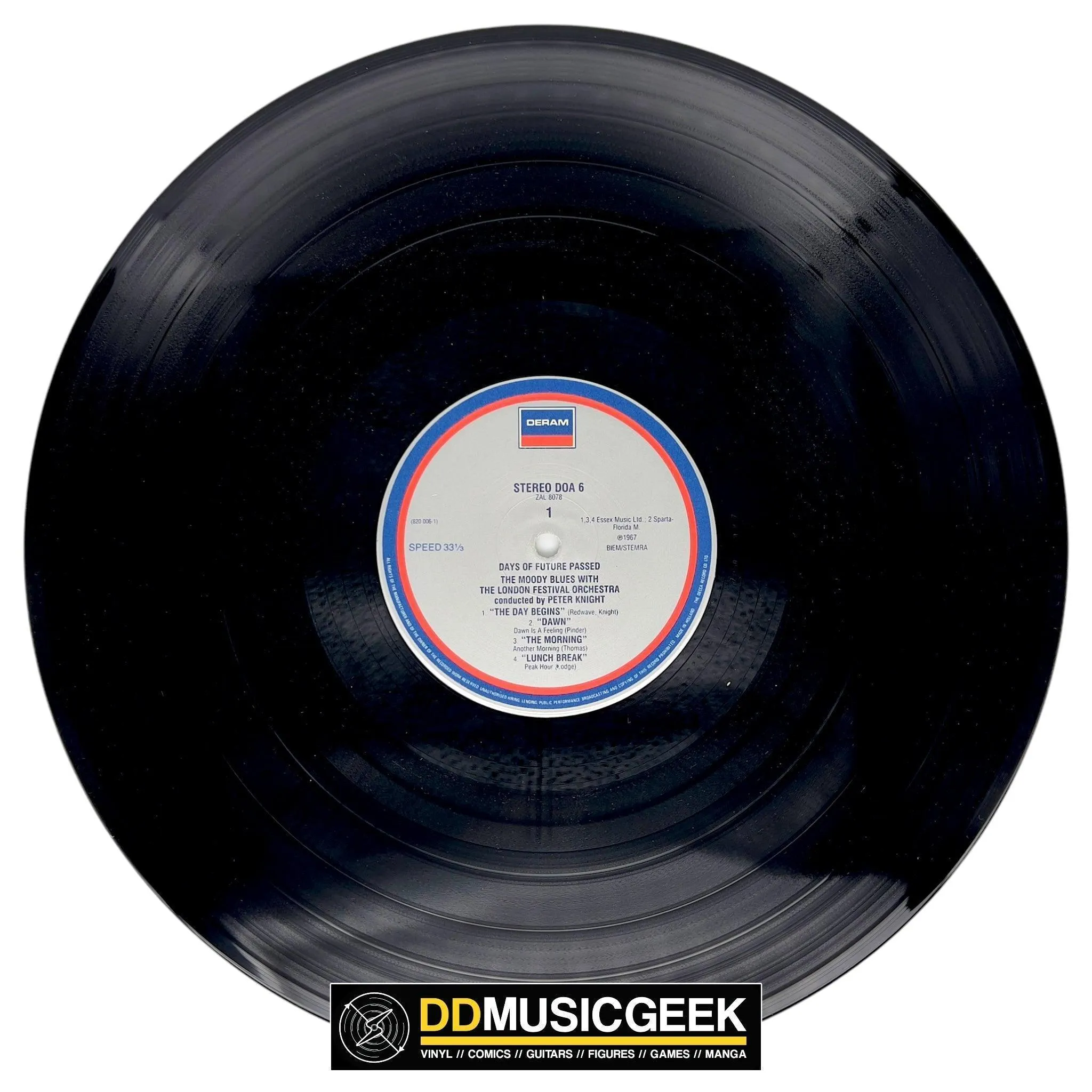 The Moody Blues With The London Festival Orchestra Conducted By Peter Knight : Days Of Future Passed (LP, Album, RE)