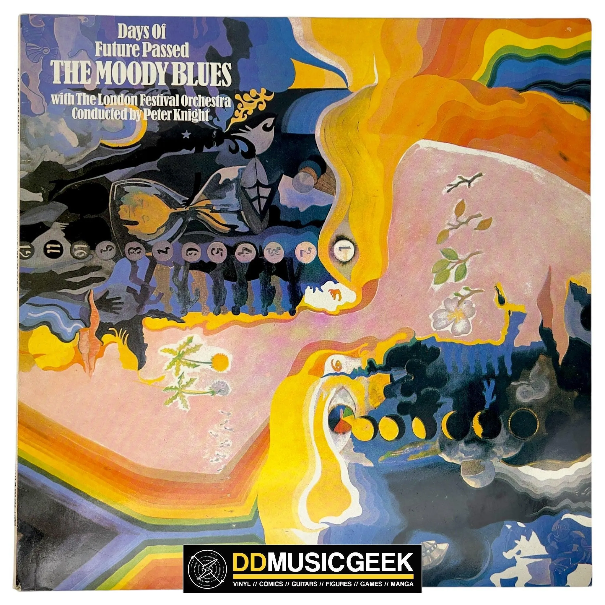 The Moody Blues With The London Festival Orchestra Conducted By Peter Knight : Days Of Future Passed (LP, Album, RE)