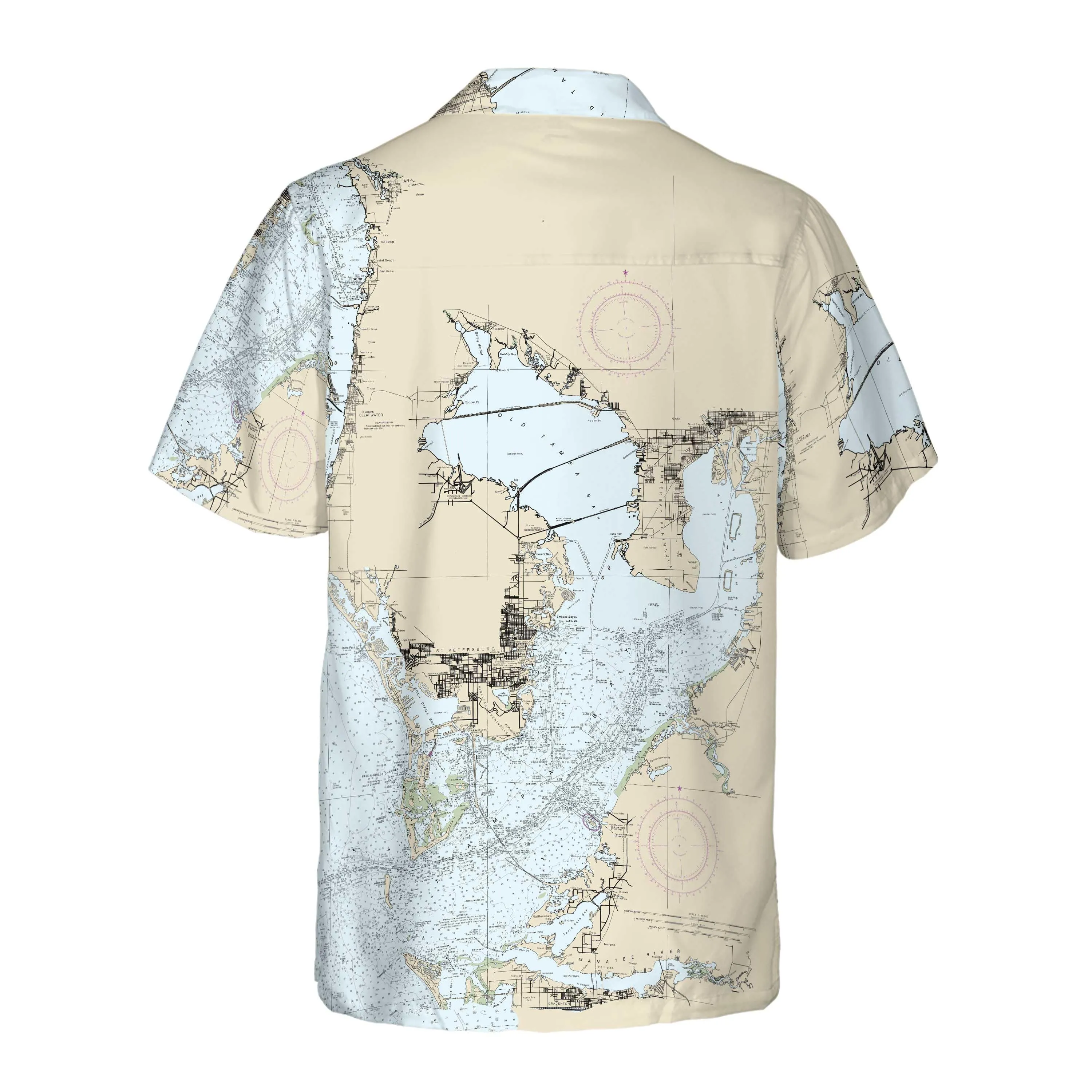 The Tampa Bay Coconut Button Camp Shirt