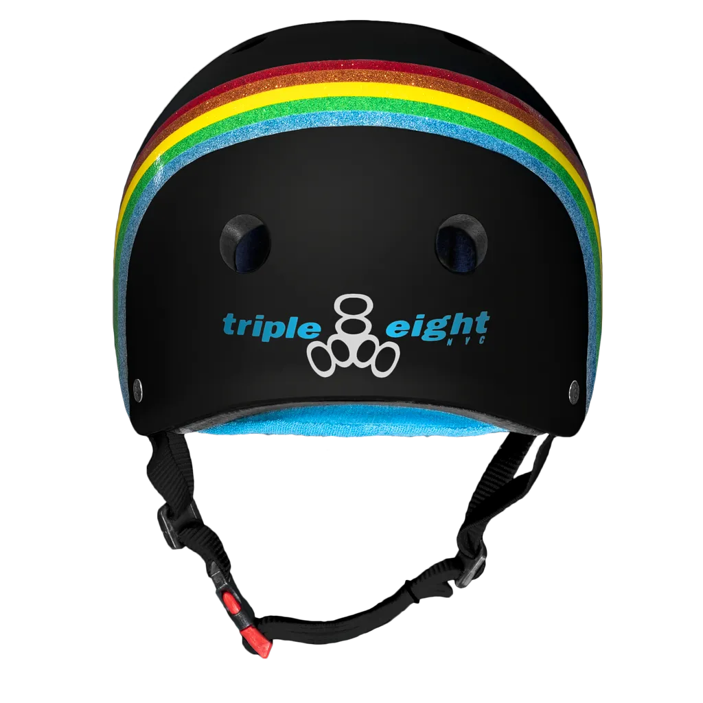 Triple 8 The Certified Helmet SS Rainbow Sparkle Black